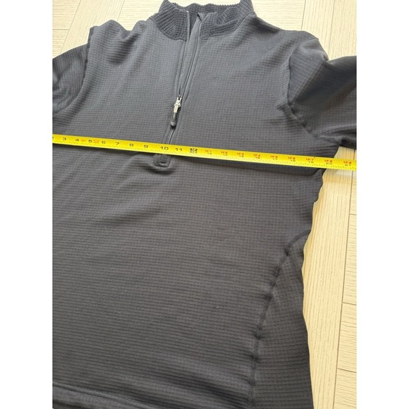 Magellan Women Long Sleeve Quarter Zip Jacket L Black Outdoor Light Athleisure - Picture 4 of 8